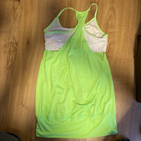 Lime green Lululemon tank. - Picture 3 of 4